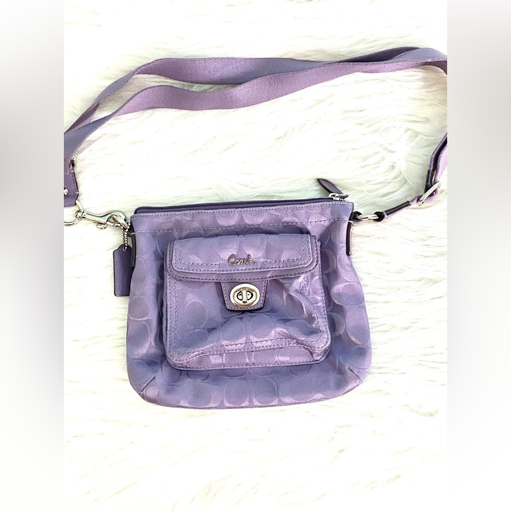 New Small Coach purple purse